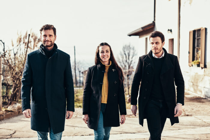 Gianpiero Tessitore, Valentina Longobardo and Francesco Merlino at Vegea